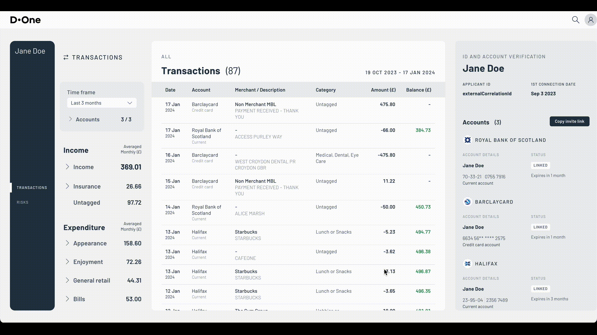 Account Information Modal